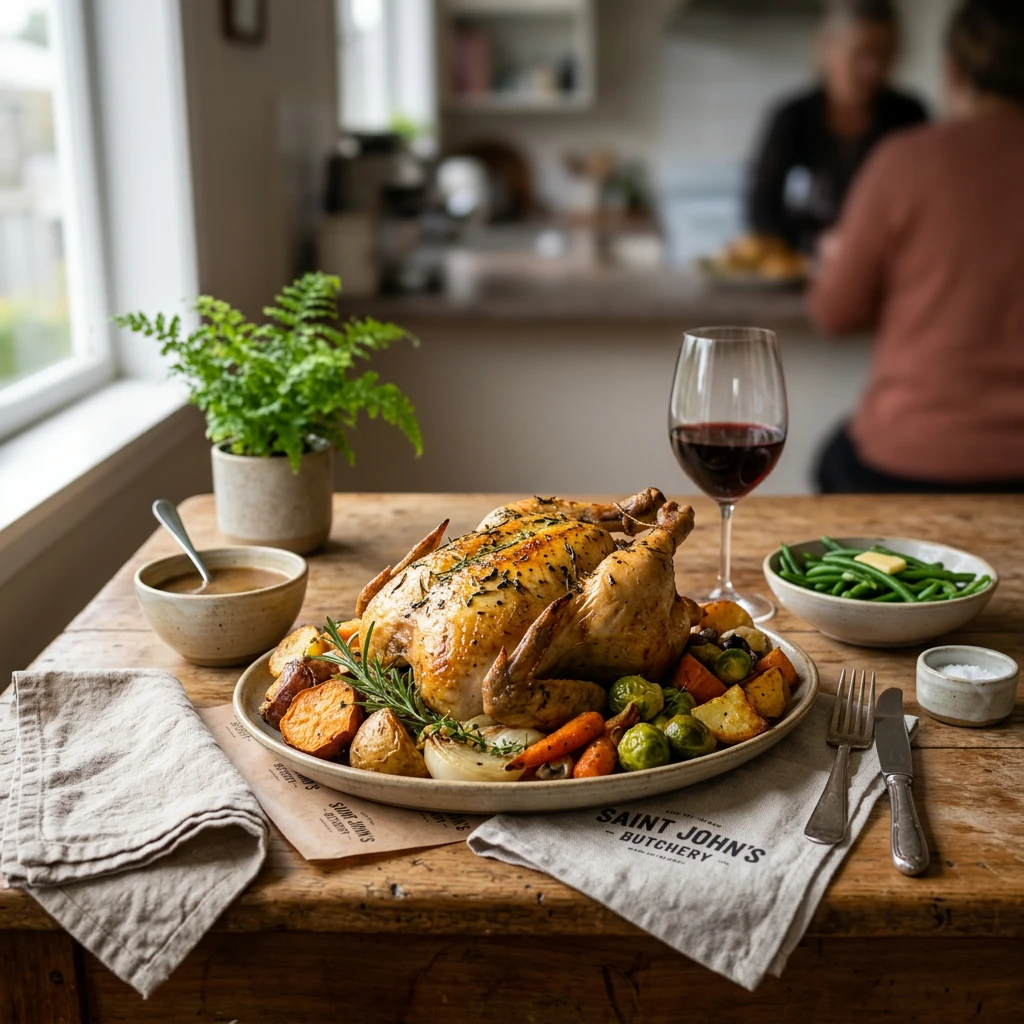 Classic Roast Chicken Dinner
