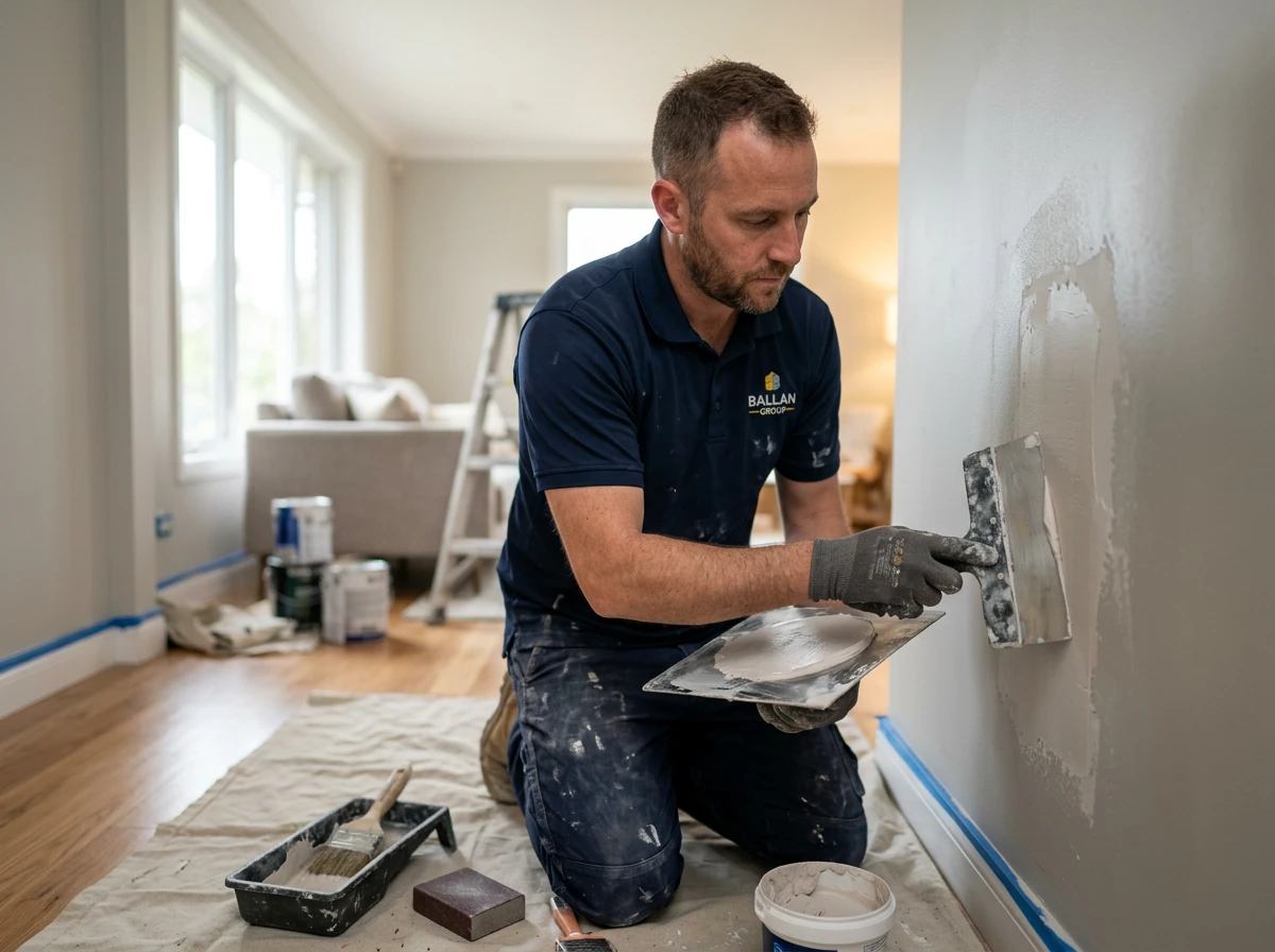 Professional painting and plastering work